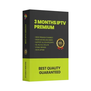 3 Months IPTV Subscription