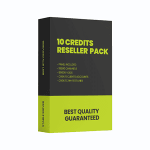 IPTV RESELLER 10 CREDITS