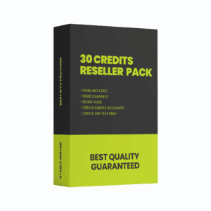 IPTV RESELLER 30 CREDITS