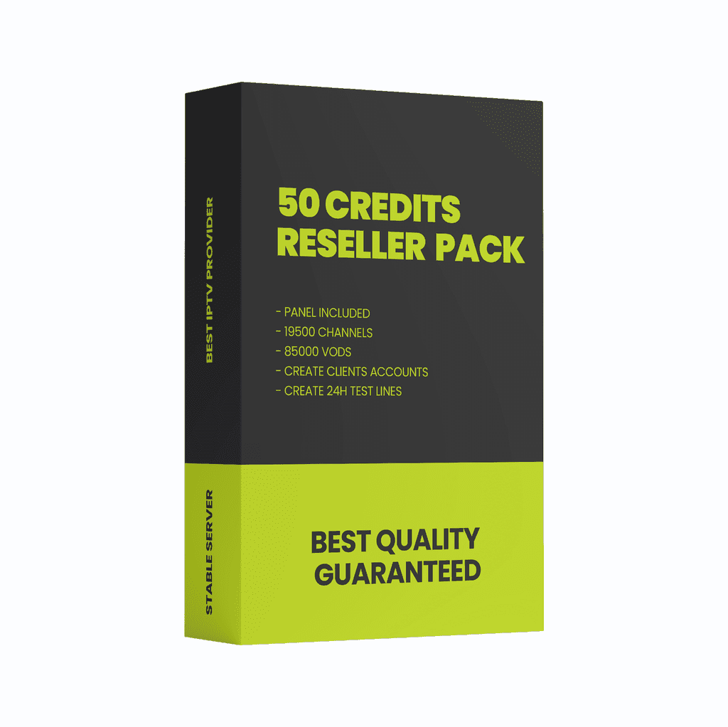 IPTV RESELLER 50 CREDITS